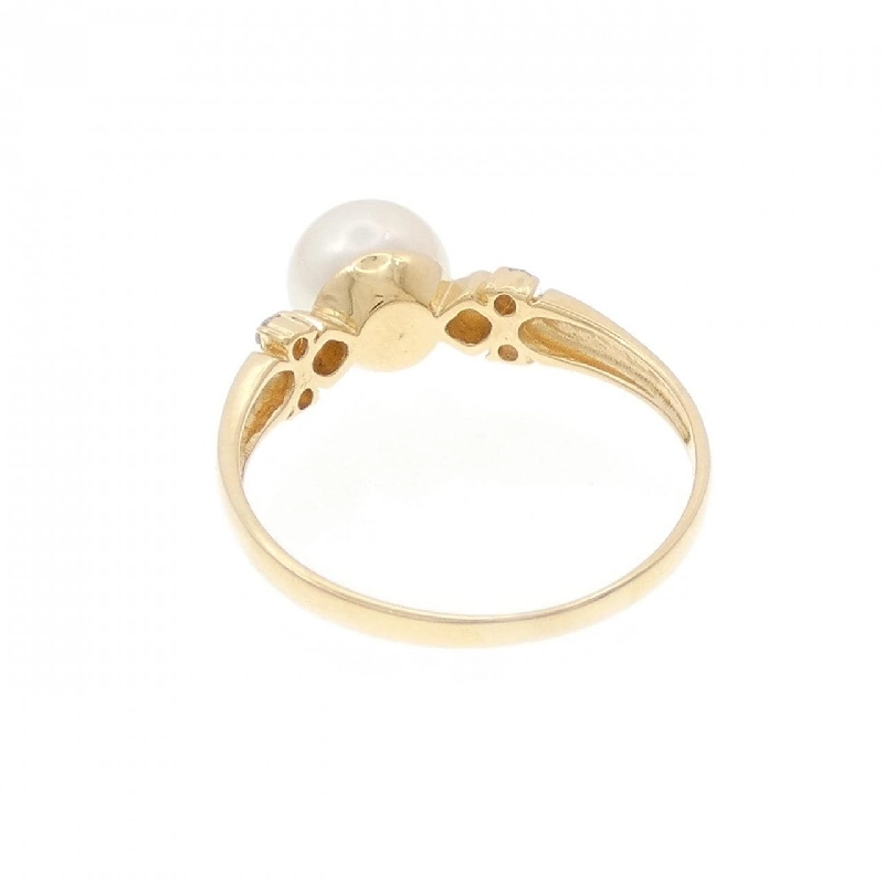 Nhẫn ngọc trai Akoya K18YG 6.8mm - Hàng hiệu Authentic 855329