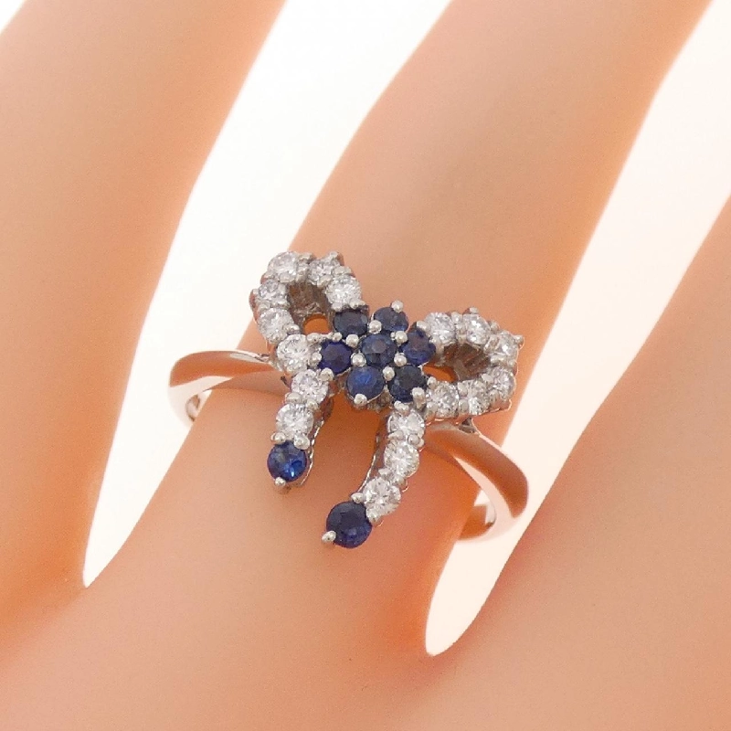 Nhẫn Sapphire Ruy Băng PT900 0.30CT - Hàng hiệu Chính hãng 853746