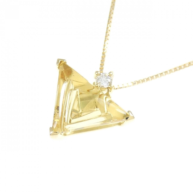 K18YG Mặt dây chuyền Citrine 1.92CT - Hàng hiệu Chính hãng 867365