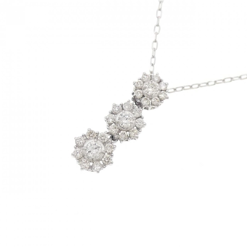 Dây chuyền kim cương K18WG 0.40CT - Hàng hiệu Chính hãng 861337