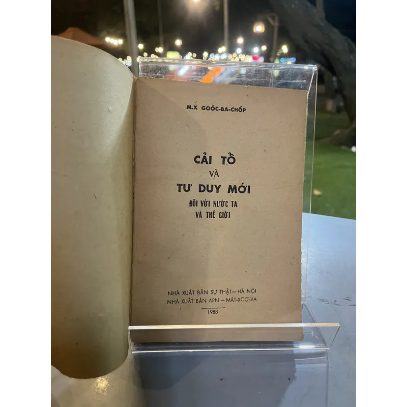 CẢI TỔ VÀ TƯ DUY MỚI ĐỐI VỚI NƯỚC TA VÀ THẾ GIỚI - MX GÓOC BA CHỐP 590284