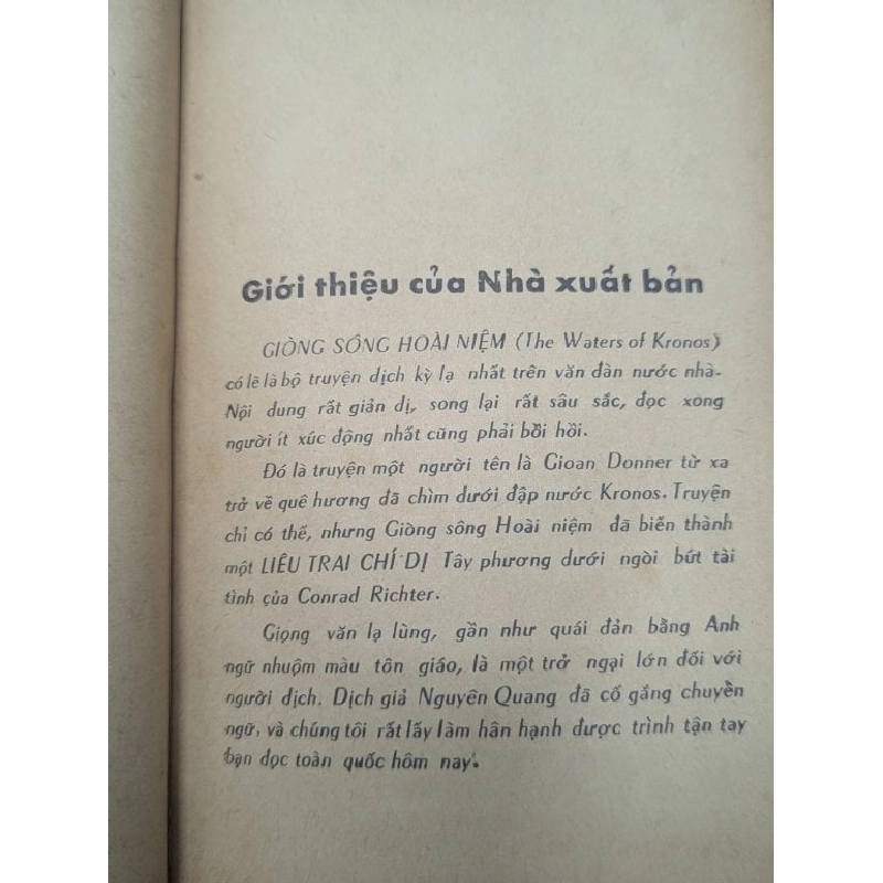 Giòng sông hoài niệm - Conard Richter ( Nguyên Quang dịch ) 746574