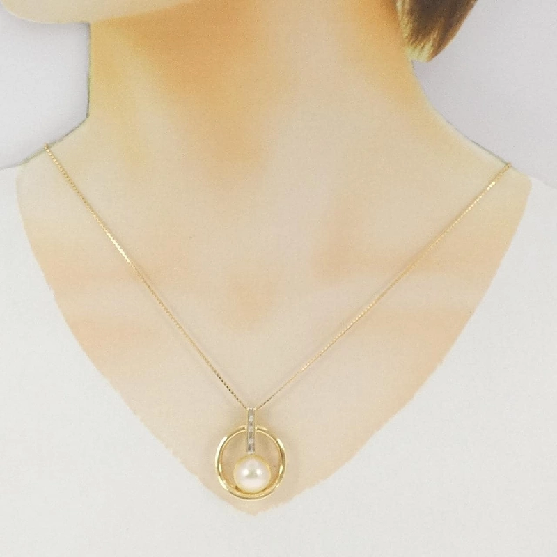 K18YG Ngọc trai trắng 12mm - Hàng hiệu Chính hãng 856545