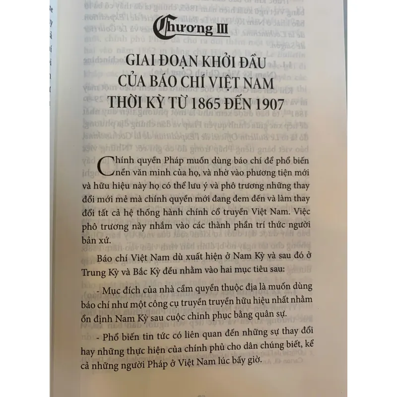 BÁO CHÍ VIỆT NAM TỪ KHỞI THỦY ĐẾN 1945 - TS. HUỲNH VĂN TÒNG 1029620