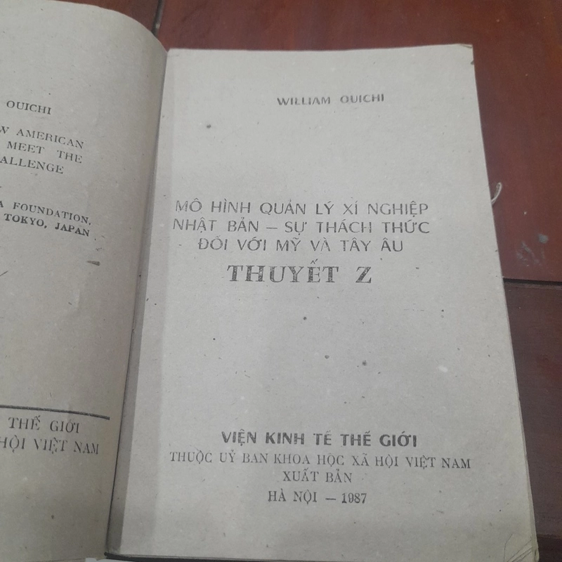 William Ouichi - THUYẾT Z, mô hình quản lý xí nghiệp Nhật Bản thách thức Mỹ và Tây Âu 529663