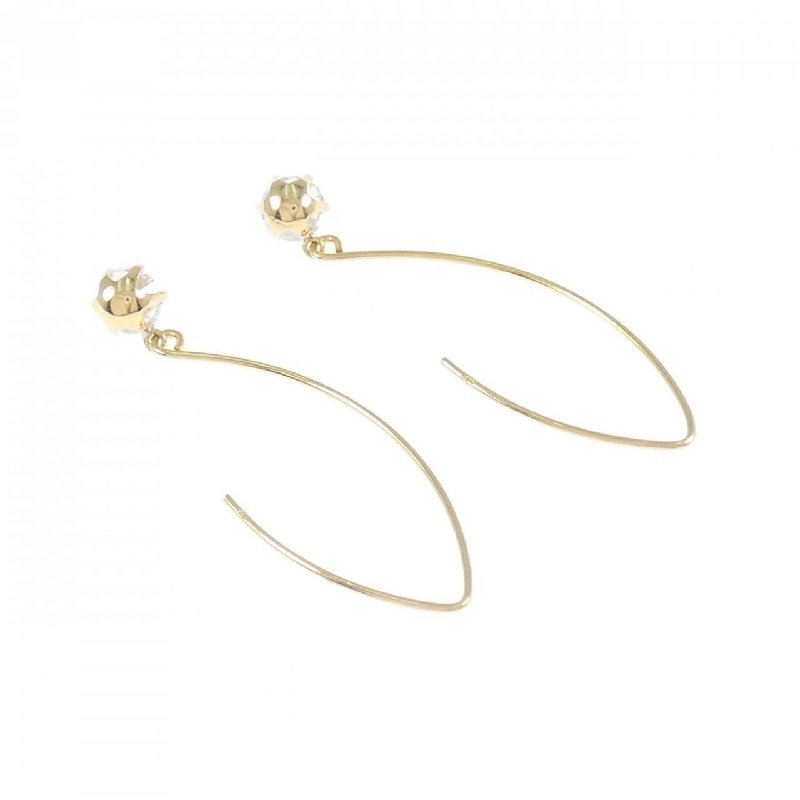 K18YG Bông tai Cubic - Hàng hiệu Chính hãng 871545