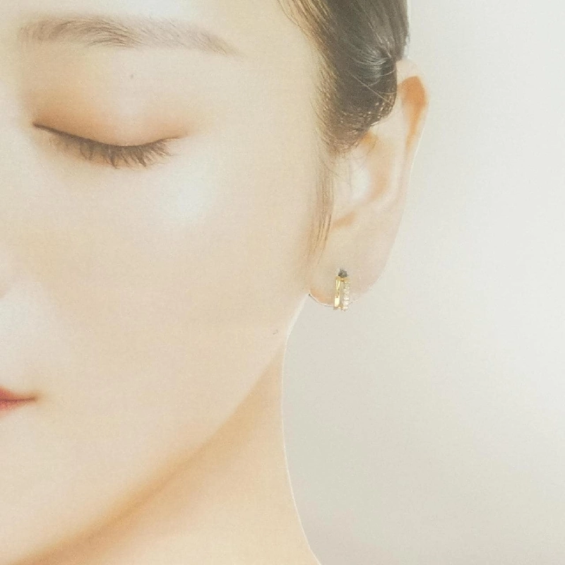 K18YG Bông tai kim cương 0.14CT - Hàng hiệu Chính hãng 865050