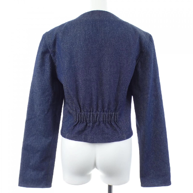 CHANEL IDENTFICATION P14592V08345 00C Áo khoác denim - Hàng hiệu Authentic 808935