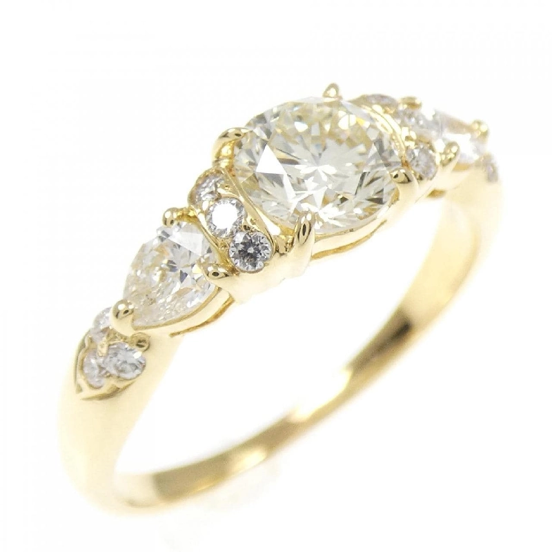 Nhẫn kim cương K18YG 0.68CT 670584