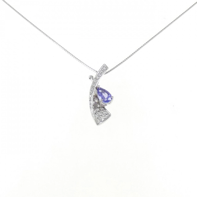 Dây chuyền Tanzanite PT900/PT850 0.85CT - Hàng hiệu Authentic 863741