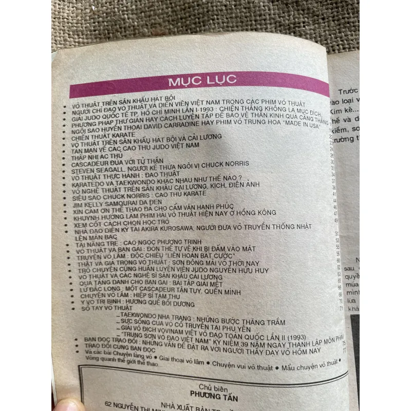 Võ thuật điện ảnh và sân khấu ; hát bội 681354