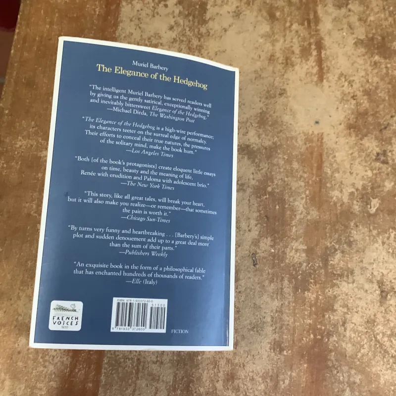 THE ELEGANCE OF THE HEDGEHOG - MURIEL BARBERY 761586