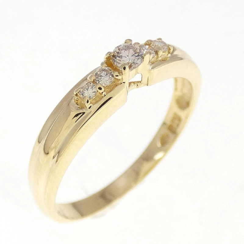 Nhẫn kim cương K18YG 673425