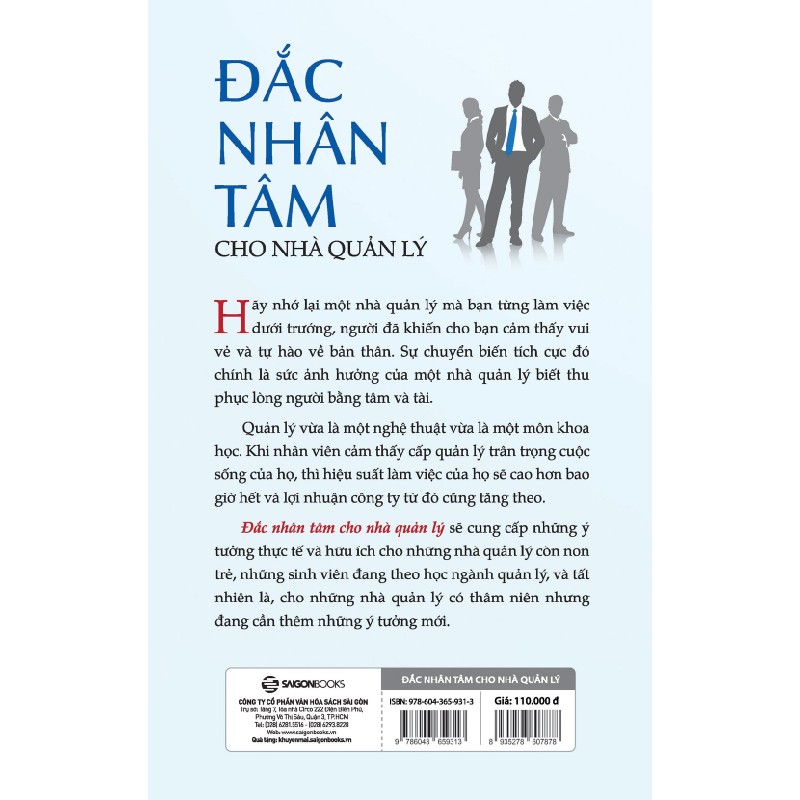 Đắc Nhân Tâm Cho Nhà Quản Lý - Craig Nathanson 70831