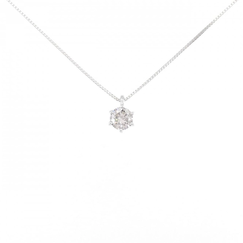 K18WG Solitaire Dây chuyền kim cương 0.15CT - Hàng hiệu Chính hãng 862690