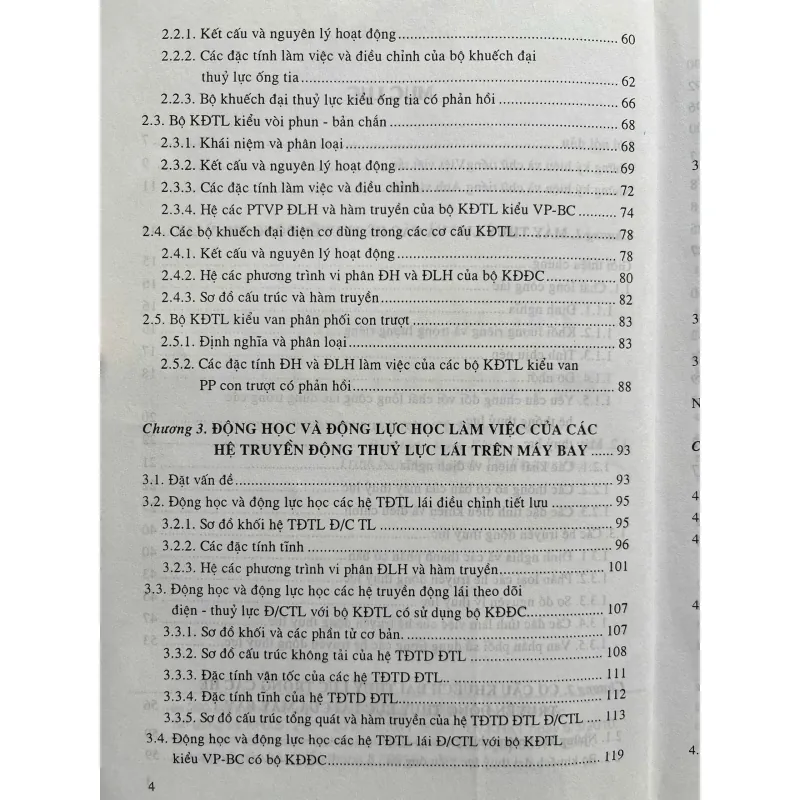CÁC HỆ THÔNG TRUYỀN ĐỘNG THỦY LỤC LÁI CỦA MÁY BAY 759967