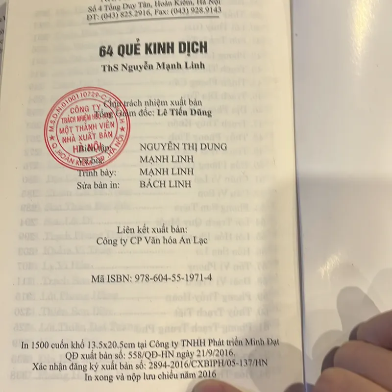 [tâm linh - phong thuỷ] 64 quẻ kinh dịch 499843