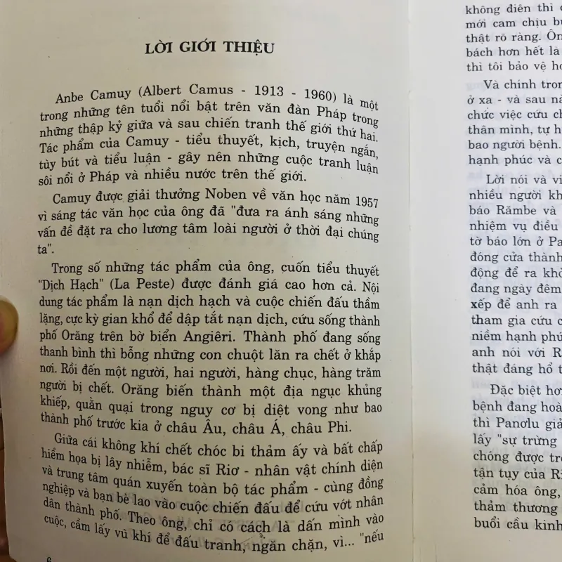 Albert Camus – Dịch Hạch 1013676