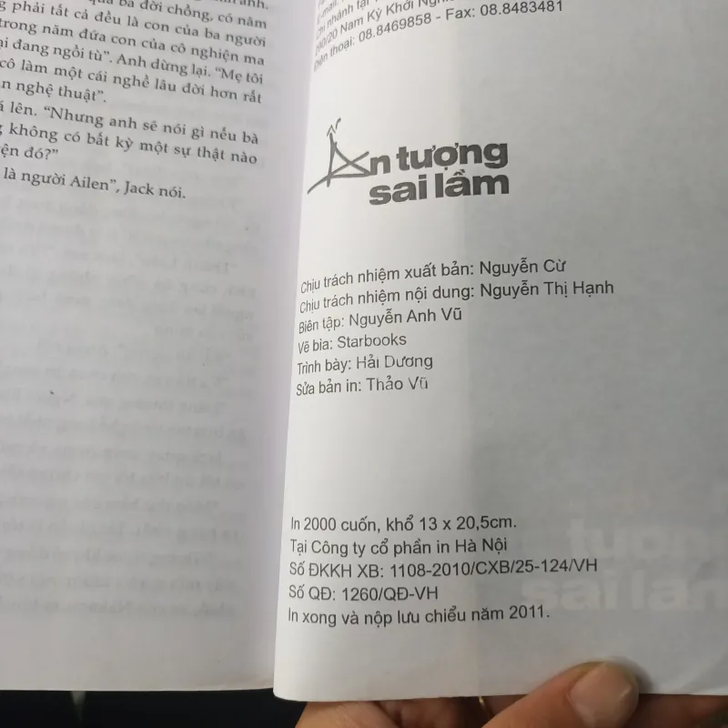 Ấn Tượng Sai Lầm- Jeffrey Archer 788101