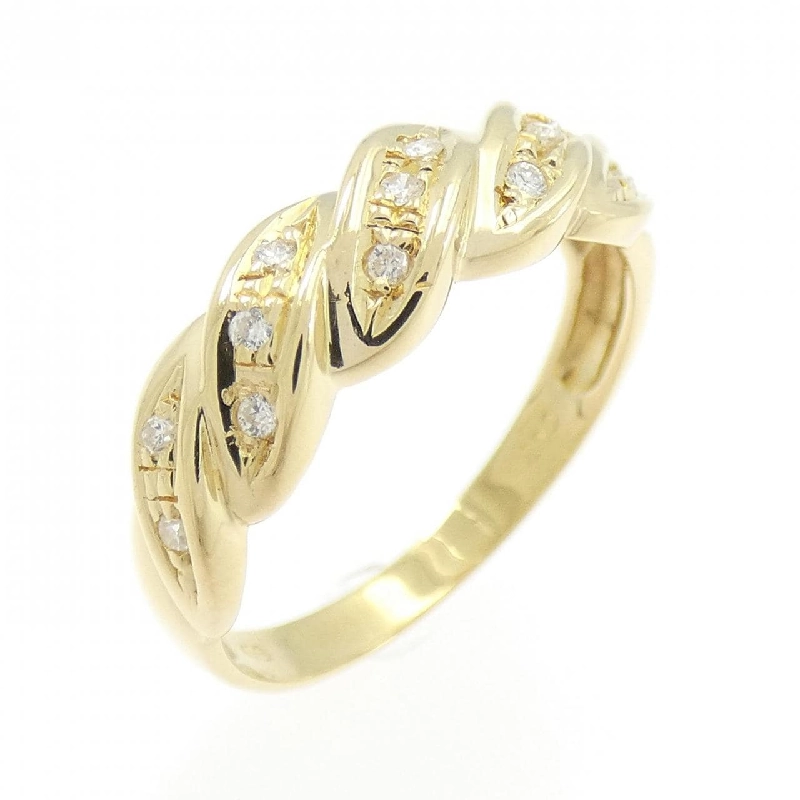 Nhẫn kim cương K18YG 0.07CT - Hàng hiệu chính hãng 848631