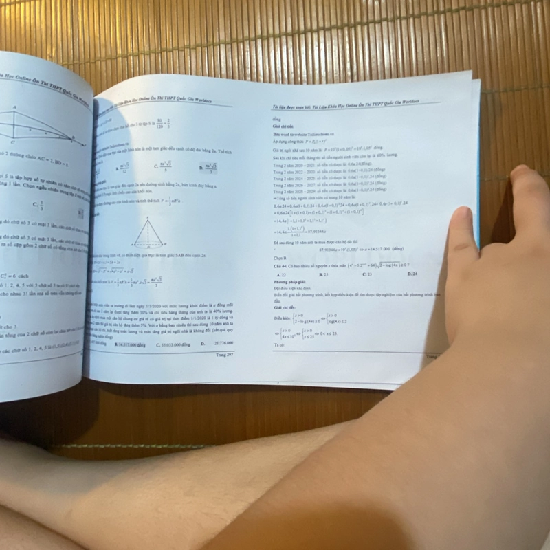 Ôn tập phần tư duy toán học kỳ thi đánh giá tư duy đại học bách khoa hà nội 447149