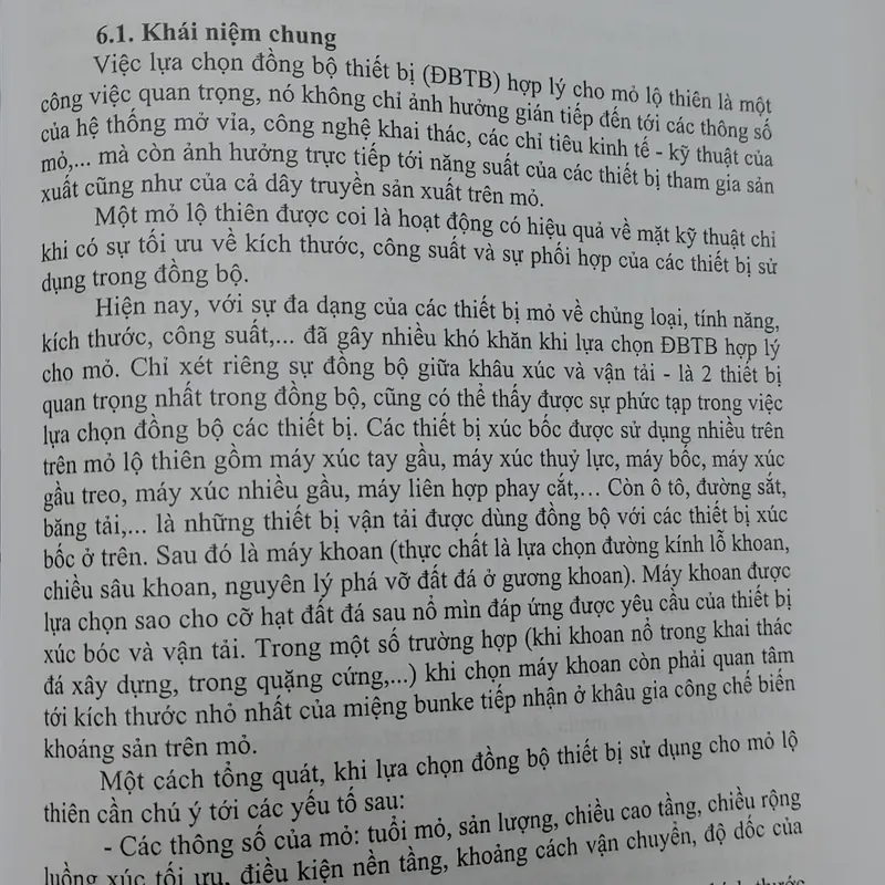 KHAI THÁC KHOÁNG SẢN RẮN BẰNG PHƯƠNG PHÁP LỘ THIÊN  565455