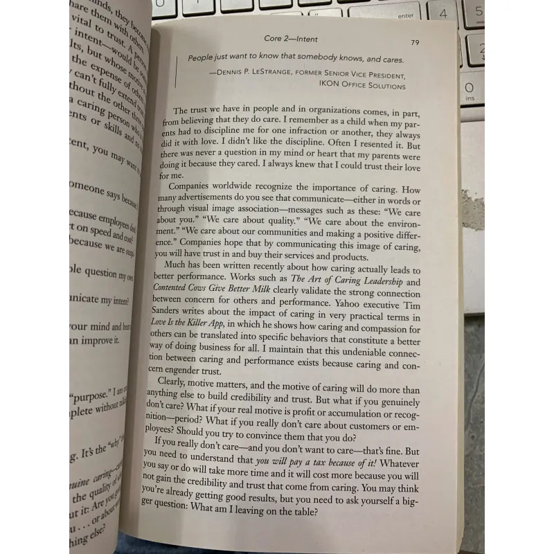 THE SPEED OF TRUST (TỐC ĐỘ CỦA NIỀM TIN) - STEPHEN M.R. COVEY 966506