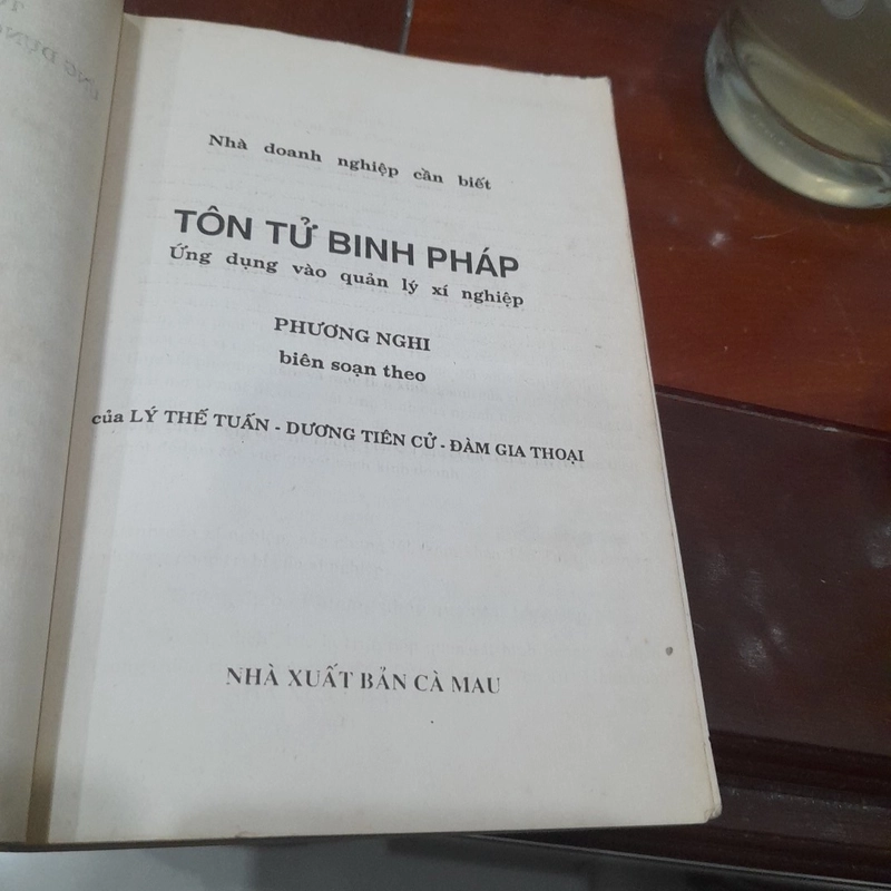 TÔN TỬ BINH PHÁP, ứng dụng vào QUẢN LÝ XÍ NGHIỆP 278790