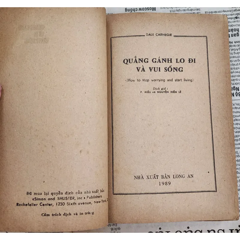 QUẲNG GÁNH LO ĐI & VUI SỐNG 702909