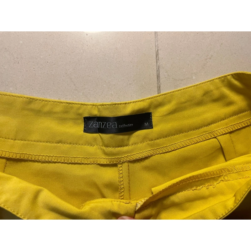 Quần tây, Zanzea, Size M, Vàng 521530