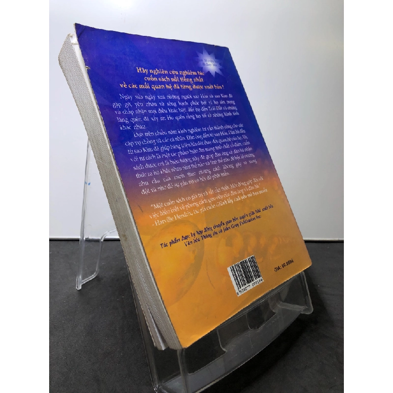 Đàn ông đến từ sao hoả đàn bà đến từ sao kim Những lời hướng dẫn cơ bản để hiểu người khác phái 2010 mới 80% bẩn nhẹ note viết xanh trang đầu cuối Tiến sĩ John Gray HPB3007 KỸ NĂNG 451297