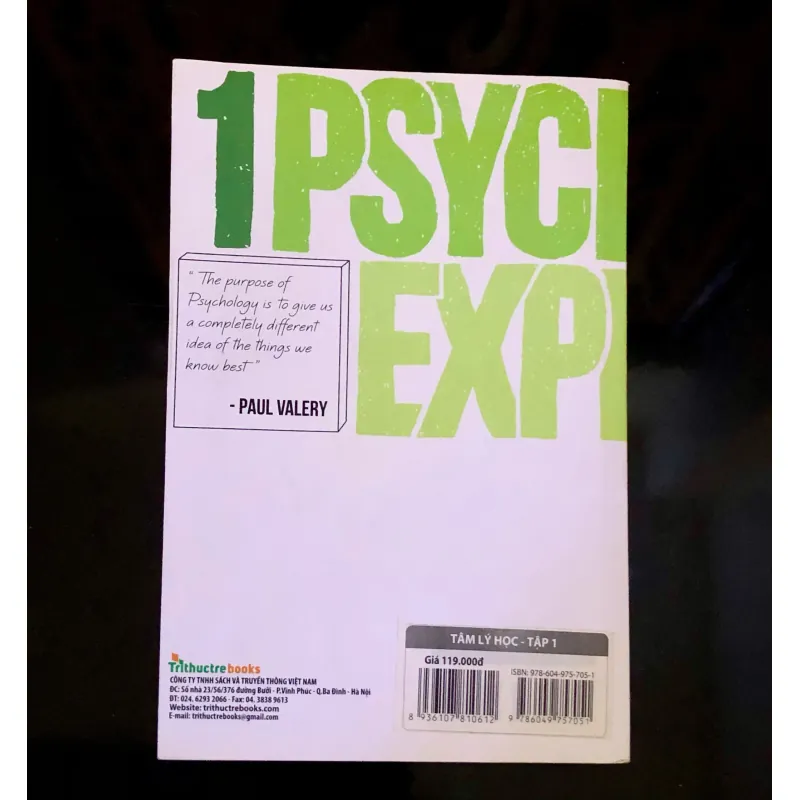 Sách: nhập môn tâm lý học tập 1 1010626