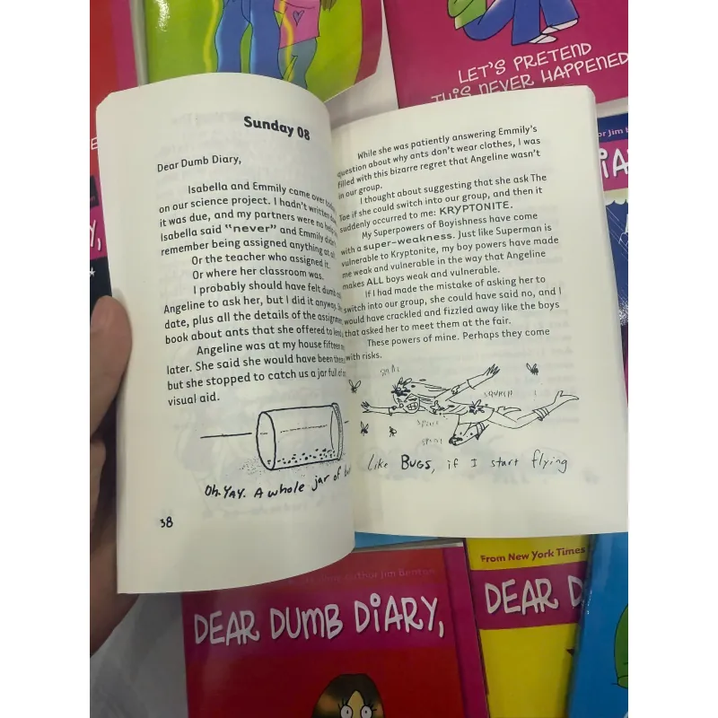 Sách tiếng anh - DEAR DUMB DIARY 12 CUỐN, Nhật Ký Ngốc xít 12 cuốn tặng audio 970771