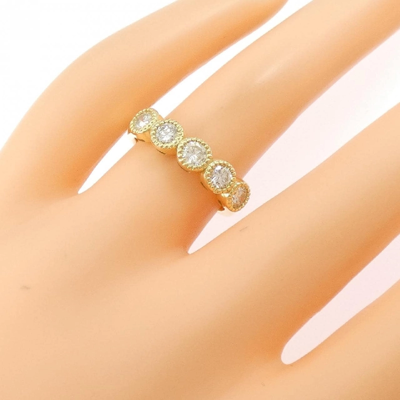 Nhẫn kim cương K18YG 0.73CT - Hàng hiệu Authentic 854845