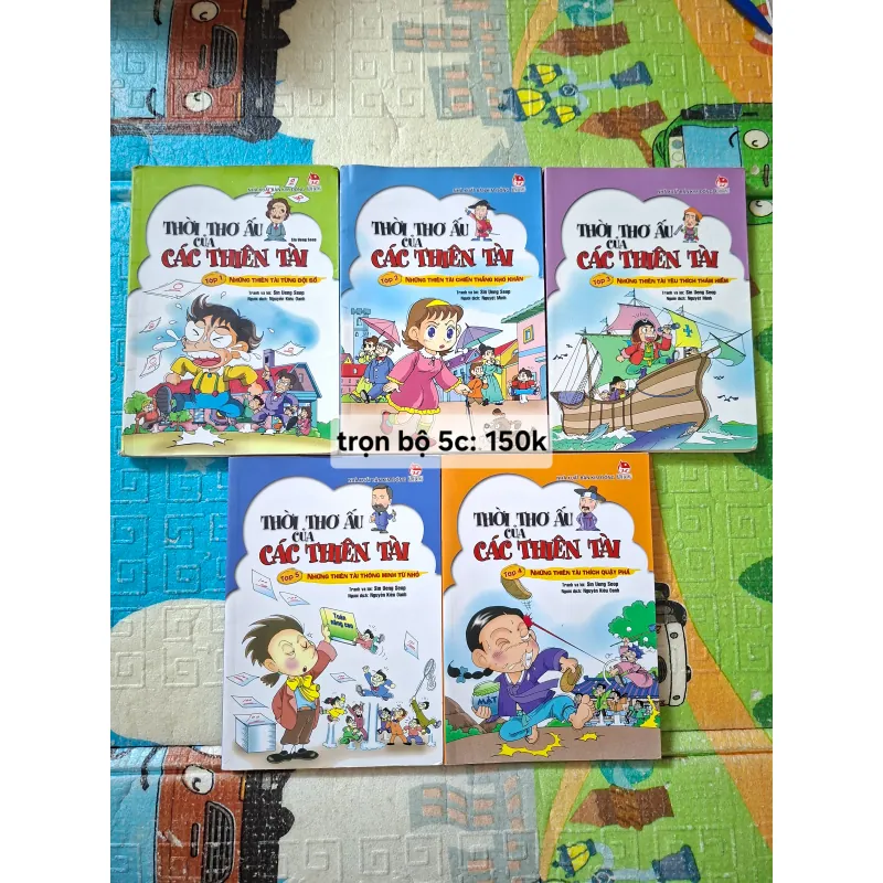 Thời thơ ấu của các thiên tài (bộ 5 quyển) 993244