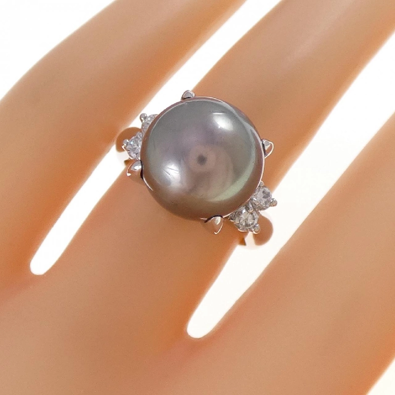 Nhẫn ngọc trai đen PT900 11.7mm - Hàng hiệu Authentic 854548