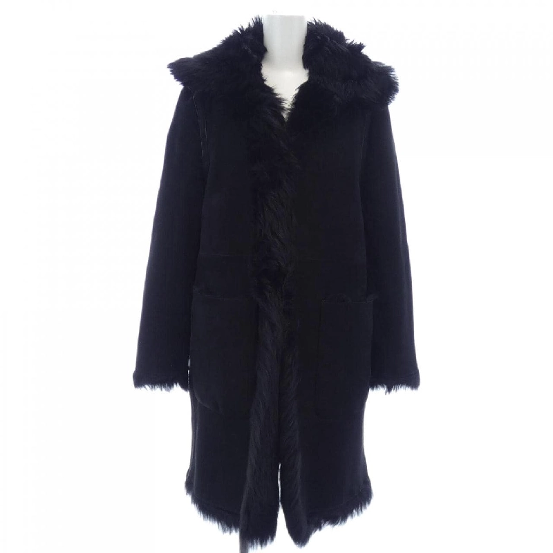 【Mã giảm giá】Miu Miu MIU MIU Áo khoác lông cừu 639339