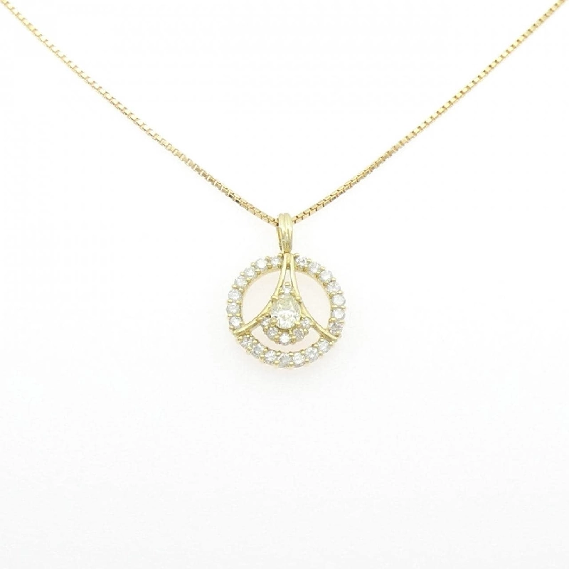 Dây chuyền kim cương K18YG 0.30CT - Hàng hiệu Chính hãng 856909