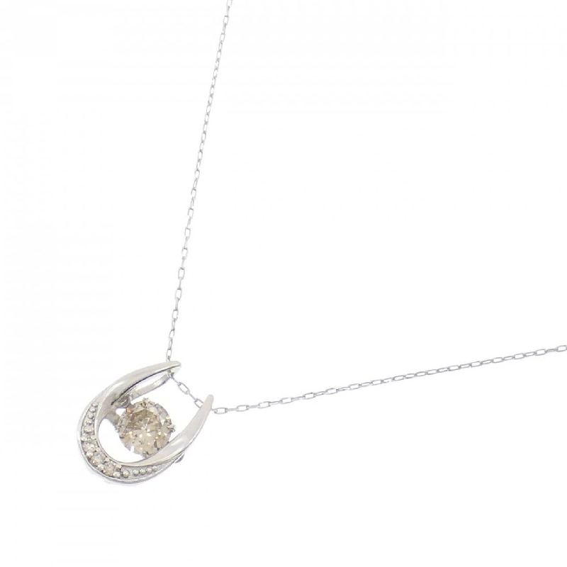 Dây chuyền kim cương PT900 hình móng ngựa 0.30CT - Hàng hiệu Authentic 859037