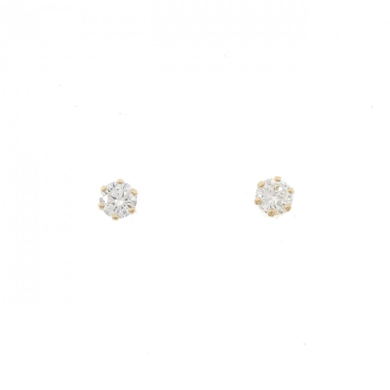 K18YG Solitaire Bông tai Kim cương 0.30CT - Hàng hiệu Chính hãng 868686