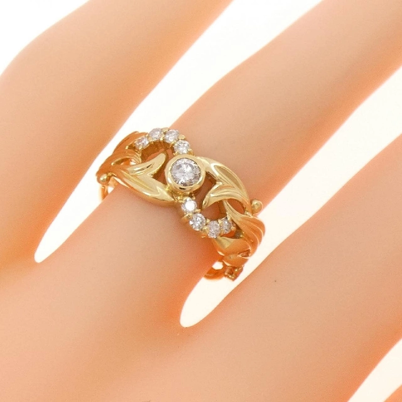 Nhẫn kim cương K18YG 0.14CT - Hàng hiệu Authentic 851736