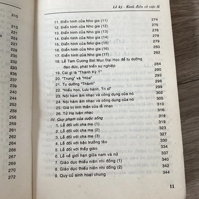 LỄ KÝ - KINH ĐIỂN VỀ VIỆC LỄ (XB 1996) 996002