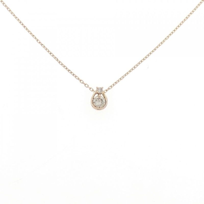 K18PG Dây chuyền kim cương 0.120CT - Hàng hiệu Chính hãng 858492