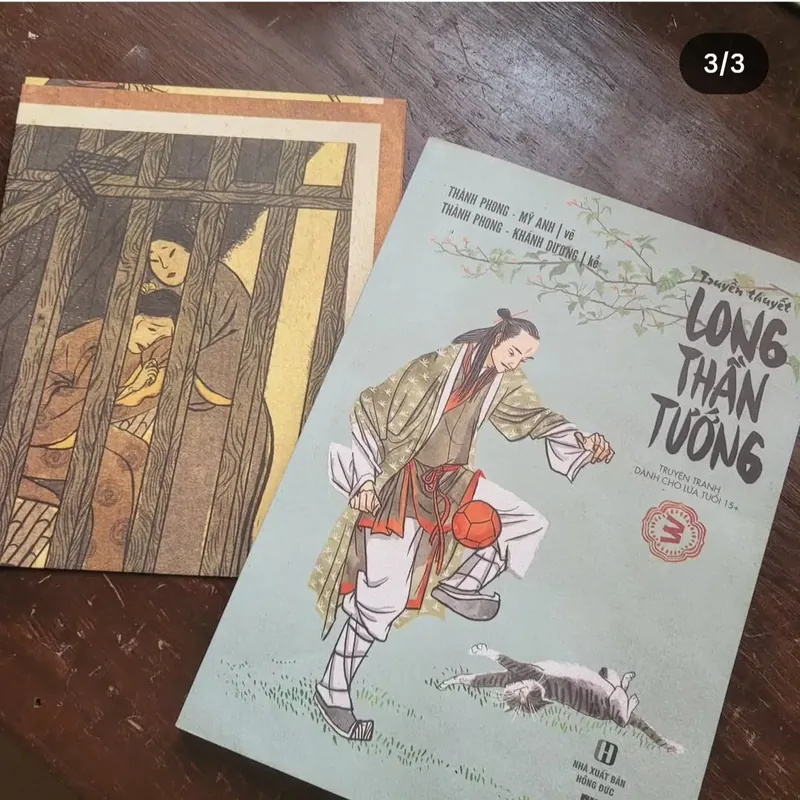 Bộ 3 tập Long Thần Tướng
(tập 3 có poster màu đi kèm)
- Phong Dương Comics 563578