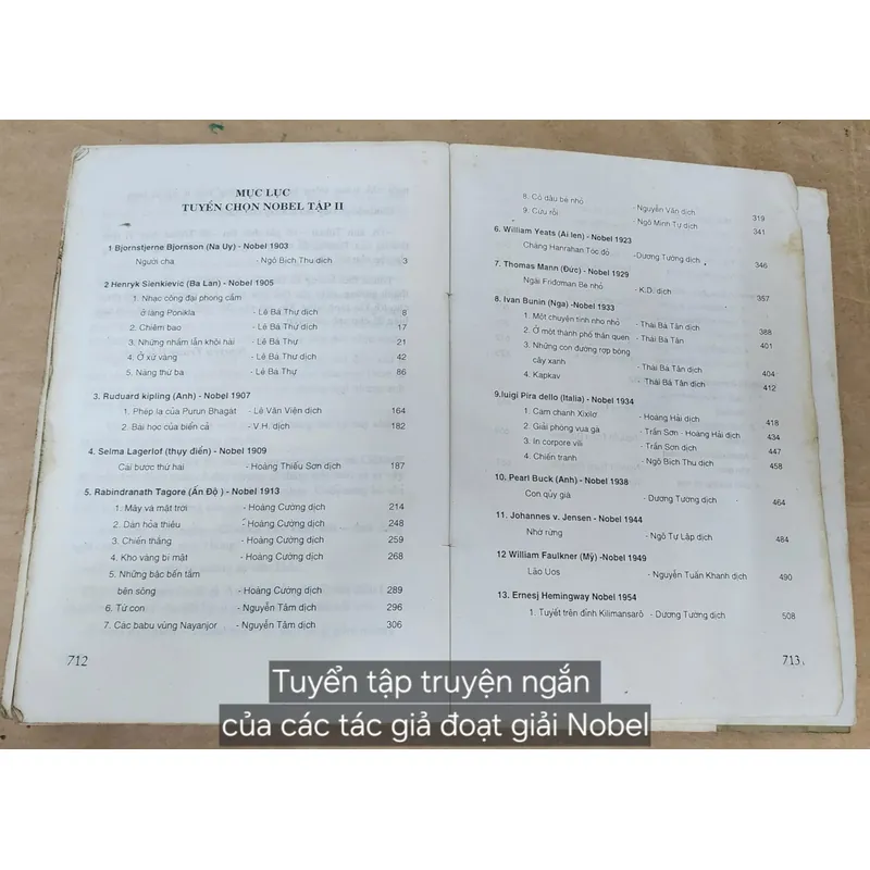 Tuyển tập truyện ngắn các tác giả đạt giải Nobel (714 trang) 712465