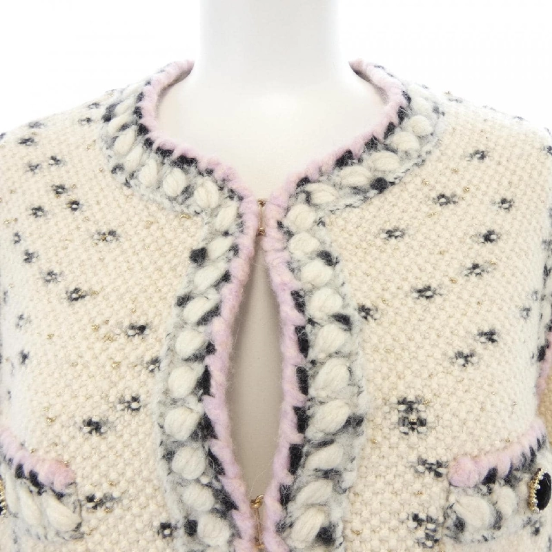 CHANEL P70946K10169 Áo khoác không cổ - Hàng hiệu Authentic 813502