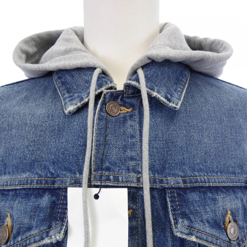 Áo khoác denim có mũ CELINE 2Q472930F - Hàng hiệu Authentic 885443