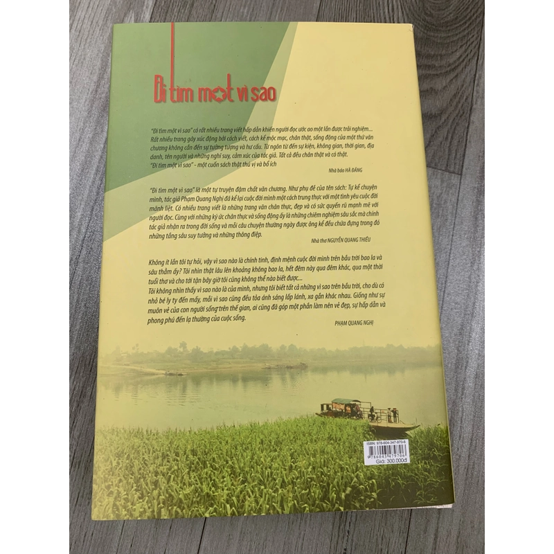 Đi tìm một vì sao - phạm quang nghị. Bìa cứng. 999 458286