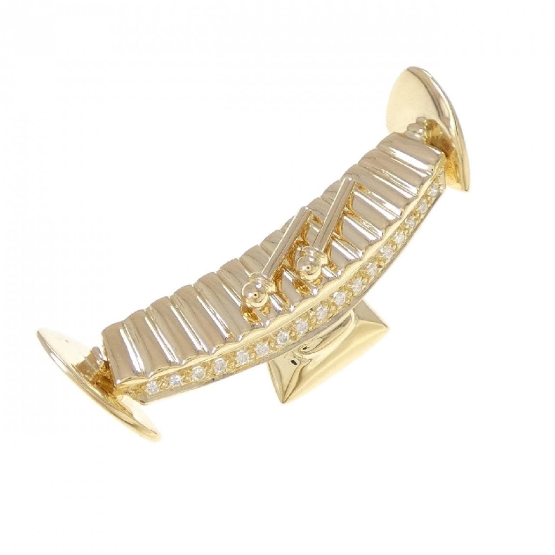 750YG Kim cương Brooch - Hàng hiệu Authentic 871033