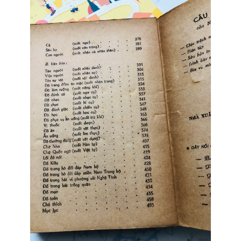 📚 CÂU ĐỐ VIỆT NAM ✍️ Tác giả: Nguyễn Văn Trung 📅 NXB: 1986 📖 492 trang  552543
